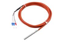 Pt100 Temperature Sensor Three Wire Pt1000 Protection Wire 1Pcs(PT100 Type with 2m)
