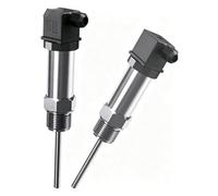 PT100 Temperature Signal Sensor 6mm Probe Diameter -50-200C 4-20mA 0-200C to 0-10V M20*1.5 DC24V Temperature Transmitter(Ivory,200mm)