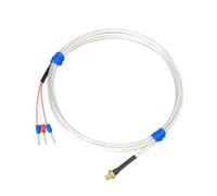 PT100 Type M4 Screw Temperature Sensor High Precision 3D Printer Sensor Thermal Resistance with Waterproof PTFE 0.5/1M Wire(PT100 3M)