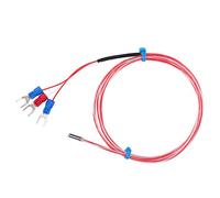PT100 Waterproof Temperature Sensor, 3x20mm Thermistor, 50 to + 300°C - High Accuracy, Durable Platinum - Wire, Industrial and Environmental Use (2m)