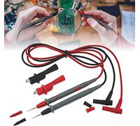 PT1005 1000V 10A Multimeter test leads Multimeter Test Pin Universal Digital Multimeter Probe Test Leads Pin Needle Tip Multi Meter Test Fixture Lead Probe Wire Pen Cable Crocodile Clips Test Leads