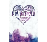 PTA Gifts For Women - a Blank Lined Parent Teacher Association Book, Great for Showing Your Appreciation: Pink, Blue and Purple Subway Art Design with Alcohol Ink and Marble Texture.