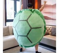 PTAEXCEL Wearable Turtle Shell Pillow, 51in/130cm Giant Wearable Tortoise Shell Plush Removable Oversized Turtle Stuffed Animal Dress Up Cushion Costume for Adults.