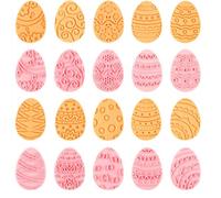 PTaizjjz 10PCS Easter Cookie Cutter Set, Egg Stamp for Cookie Dough, Biscuit Cutters for Party Supplies Decorations