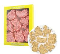 PTaizjjz 8PCS Animal Cookie Cutters Shapes Baking Set, 3D Cartoon Cookie Cutters Supplies for Cat Snacks and Baking
