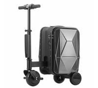 PtaTritious Electric Suitcase, 20L Rideable Suitcase for Adults, Load 242 LBs, One-Button Telescopic + Speed Adjustment, Mileage 8-10 KM, Electric Luggage for Business, Travel,Blue
