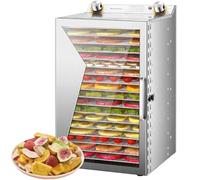 PtaTritious Food-Dehydrator Machine, Electric Dehydrated Dryer with 12 Hours Timer, 12/18 Layers Freeze Dried Machine, 0-90℃ Temperature Control Stainless Steel 18Layer