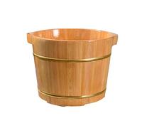 PTATT - Wooden basin for feet, spa, sauna, bath, massage, wooden basin, pedicure basin, wooden basin, 30 cm basin