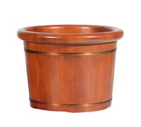PTATT - Wooden Bath Foot Basin, Hot Tub, Foot Soaker, Toe and Ankle Nails, Pedicure, Upgraded Sturdy Wooden Bathtub, Wood Color A