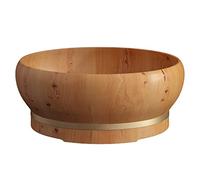 PTATT - Wooden Foot Bath, Pedicure Wooden Basin for Stress Relief, Foot Stress Relief, Soothe and Comfortable Feet for Home and Office Use, A-16cm