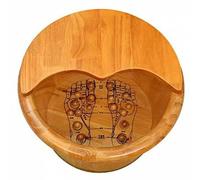 PTATT - Wooden Foot Hot Tub Set for Foot Soaking Toenails and Ankle Pedicure Upgraded Sturdy Wooden Tub Set B