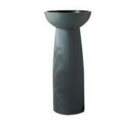 PTBMSE Ceramic Sink, Round Vessel Sink Art Basin, Floor Standing Column Basin Combo With Faucets, Drainage Kits, Etc,C-One Size,C-One Size