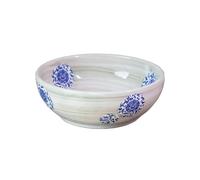 PTBMSE Vessel Sink Jingdezhen Ceramic Countertop Basin Retro Creative Round Wash Antique Thickened Sink,