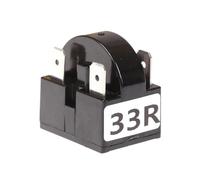 PTC 2/3/4Pin Start Relay Refrigerator PTC Starter Thermal Protector Relay For Compressor 15R 33R 22R 4R7 Accessories(4P 33R)