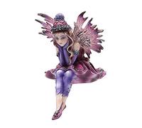 PTC 4 Inch Winter Wonderland Pink Fairy Sitters Statue Figurine