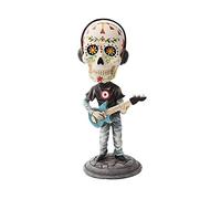 PTC DAY OF THE DEAD BOBBLEHEAD BASS PLAYER SKELETON FIGURINE