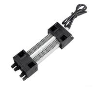 PTC Heater, 100W 12V AC/DC Insulated Ceramic Heating Element 113x35x26mm Constant Temperature Air Heater for Small Spaces