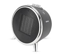 PTC Heater Thermostat 2 Heat Option 750-1500W Cool/Warm/Hot Wind Black