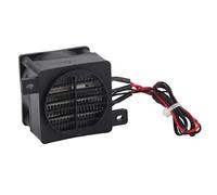 Ptc Heater With Fan 300W Electric Ceramic Thermostatic Air Heater Safe Efficient Heating For Home Office Cars Appliances Aluminum Ceramic Construction
