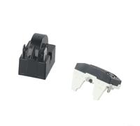 PTC Start Relay 15 Ohm and 1/6HP Overload Protector Kit for Mini Fridge Compressor R600A Replacement (2 Pin 15 Ohm + 1/6H)