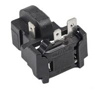 PTC Starter For Relay QPS2-B15MD3 for Refrigerator Compressor, Pin or 3-Pin Protector with Sturdy Plastic and Metal Build, Ensures Efficient Reliable Starting and(1PIN)