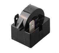 PTC Starter Relay Replacement 15 Ohm for Refrigerator Compressor Overload Protection for mini Fridge Wine Cooler Repair Accessory 1 Pin(3pin-12ohm)