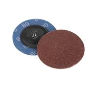 Sealey PTCQC5080 Quick Change Sanding Disc Ø50mm 80Grit Pack of 10