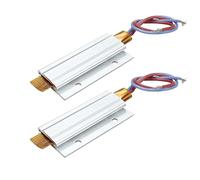 PTCYIDU - 2 Pieces PTC AC/DC 110V 230 Degree Heating Elements Constant Temperature Isolation Ceramic Thermostatic Plate Aluminum Housing Miniature Heating Tools for 3D Printer 60 x 28.5cm