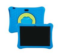 Ptdfjspt 10 Inches Children Tablet for A133 Android 4+64G Smart Learning Machine with Parental Controls EVA Tablet UK Plug Blue