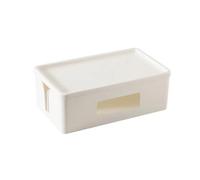 Ptdfjspt 1PC Cable Storage Box Desktop Power Plug Board Storage Box Wireless WiFi Router Bracelet Desktop Data Line Plug Holder