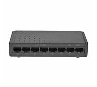Ptdfjspt 8 Ports 6+2 POE Switch Injector Power over RJ45 Ethernet Family Network System 10/100M for Cameras Without Power Adapter