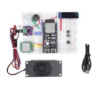 Ptdfjspt AI Voice Chat Robot 4G Internet ESP32-S3 Development Board Breadboard Finished Kit for for Student Educational