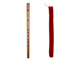 Ptdfjspt D Key Meibet Mini Piccolo Velvet Bag Tune Bamboo Flute National Musical Instrument Flute