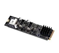 Ptdfjspt Expansion Card M.2 PCIe to USB3 TYPE -E C 10G Interface Expansion Card TYPE-E Expansion Card