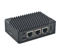 Ptdfjspt NanoPi R5S Router Dual 2.5G+Gigabit Mini Development Board CNC All Metal Housing RK3568 WIFI6