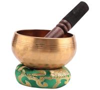 Ptdfjspt Nepal Handmade Copper Tibetan Bowl Yoga Chanting and Buddhist Music Bowl