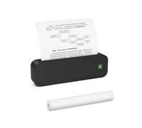 Ptdfjspt Portable Mini A4 Printer No Ink Printing A4 Thermal Printer for Phone PC Tattoo Transfer Printer Black