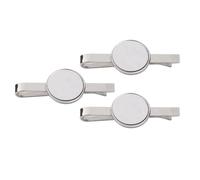 Ptdfjspt Sublimation Tie Clip DIY Tie Pins Blanks for Men Metal Tie Bars Heat Transfer DIY Tie Pins Pinch Clip for Wedding Birthday Business