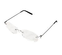 Ptdfjspt Unisex Flexible Rimless Reading Glasses Light Eyeglass 2.00 with Case