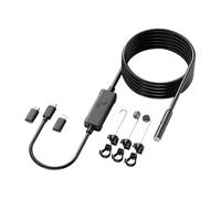 Ptdfjspt W400 Repair Tools Car Diagnostic Tools 8mm 8LED Camera Endoscope Type-C Micro Adapter for Smart Phone Android Type C Cars Mobile 8mm Endoscope Automotive Boroscope Inspection Device D