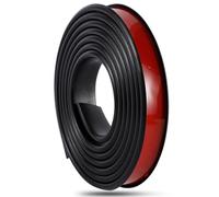 PTE Self Adhesive Edge Banding, 10FT TPE Self Adhesive U Shape Edge Banding Multicolor 9-32mm(Black,18mm)