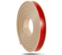 PTE Self Adhesive Edge Banding, 10FT TPE Self Adhesive U Shape Edge Banding Multicolor 9-32mm(Khaki,30mm)
