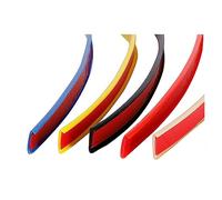PTE Self Adhesive Edge Banding, 16m U-Shape Furniture Edge Banding Self Adhesive TPE Multicolor 9-40mm Width(White-16m,U9mm)