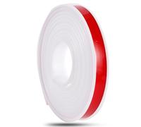 PTE Self Adhesive Edge Banding, 5m TPE Self Adhesive U-Shaped Furniture Edging Tape(White,25mm)