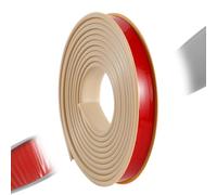 PTE Self Adhesive Edge Banding, Self Adhesive U-Shaped Edge Trim, Multicolor, 9-50mm X 20m for Furniture and Cabinets(Khaki,15mmx20m)