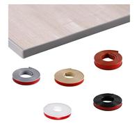 PTE Self Adhesive Edge Banding, TPE Self-Adhesive U Shape Edge Trim for Furniture Multicolor 5m Multiple Sizes(White,28mm*5m)