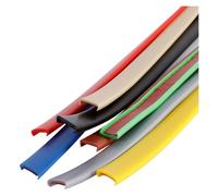 PTE Self Adhesive Edge Banding, U-Shaped Self-Adhesive Edge Banding for Furniture(Grey,U20mm-5m)