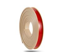 PTE Self Adhesive Edge Banding, U-Shaped Self-Adhesive TPE Edging Strip 5m DIY for Furniture Edges(Beige,25mm)