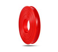 PTE Self Adhesive Edge Banding, U-Shaped Self-Adhesive TPE Edging Strip 5m DIY for Furniture Edges(Red,32mm)