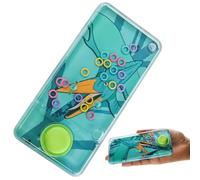 Pteranodon Dinosaur Handheld Water Ring Toss Game 14cm, Retro Kids Phone Water Hoop Toy, Stress Relief Travel Game, Party Bag Filler, Birthday for Boys Girls